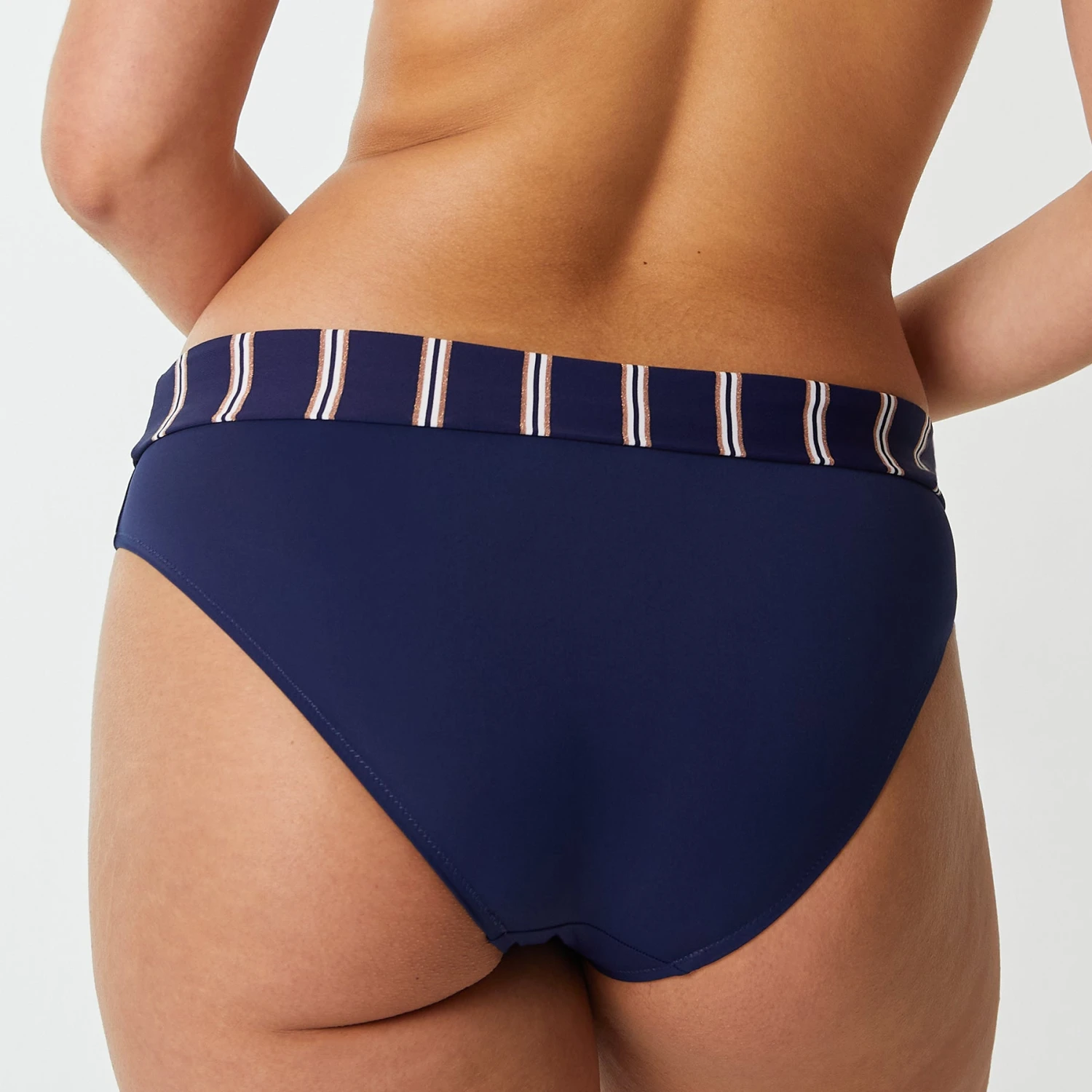 Culotte Haute De Bain Marine Précieux TAVOLARA 4 Culotte Haute De Bain Marine Précieux TAVOLARA – Image 2